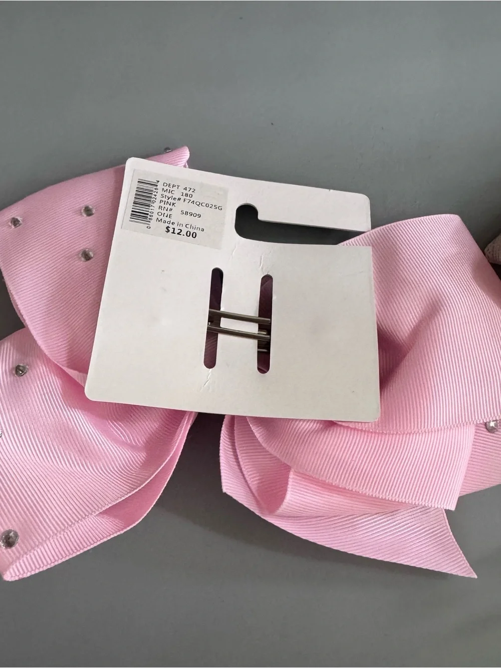 Copper Key Girls Hair Accessories Lot Pink Rhinestone Bow & Bow Headbands NWT